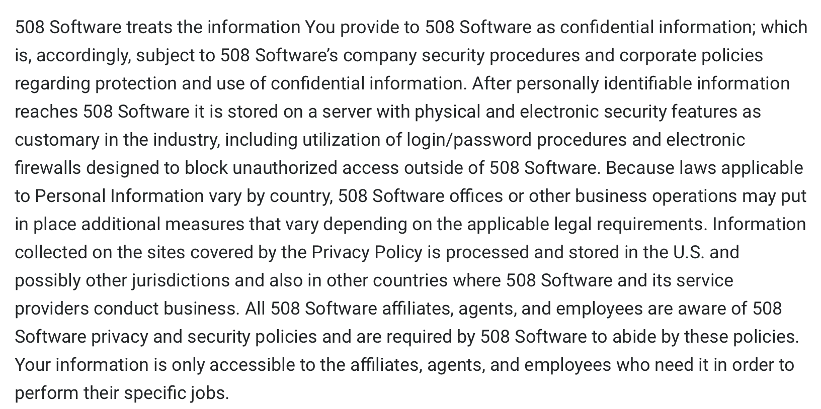 Data protection measures used by CleverFiles