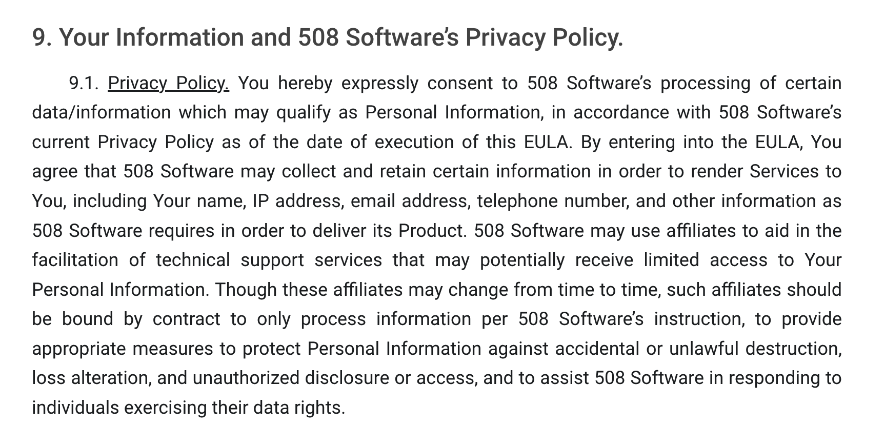 Disk Drill End User License Agreement (EULA)